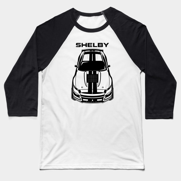 Ford Mustang Shelby GT500 - 2020 - Black Stripes Baseball T-Shirt by V8social